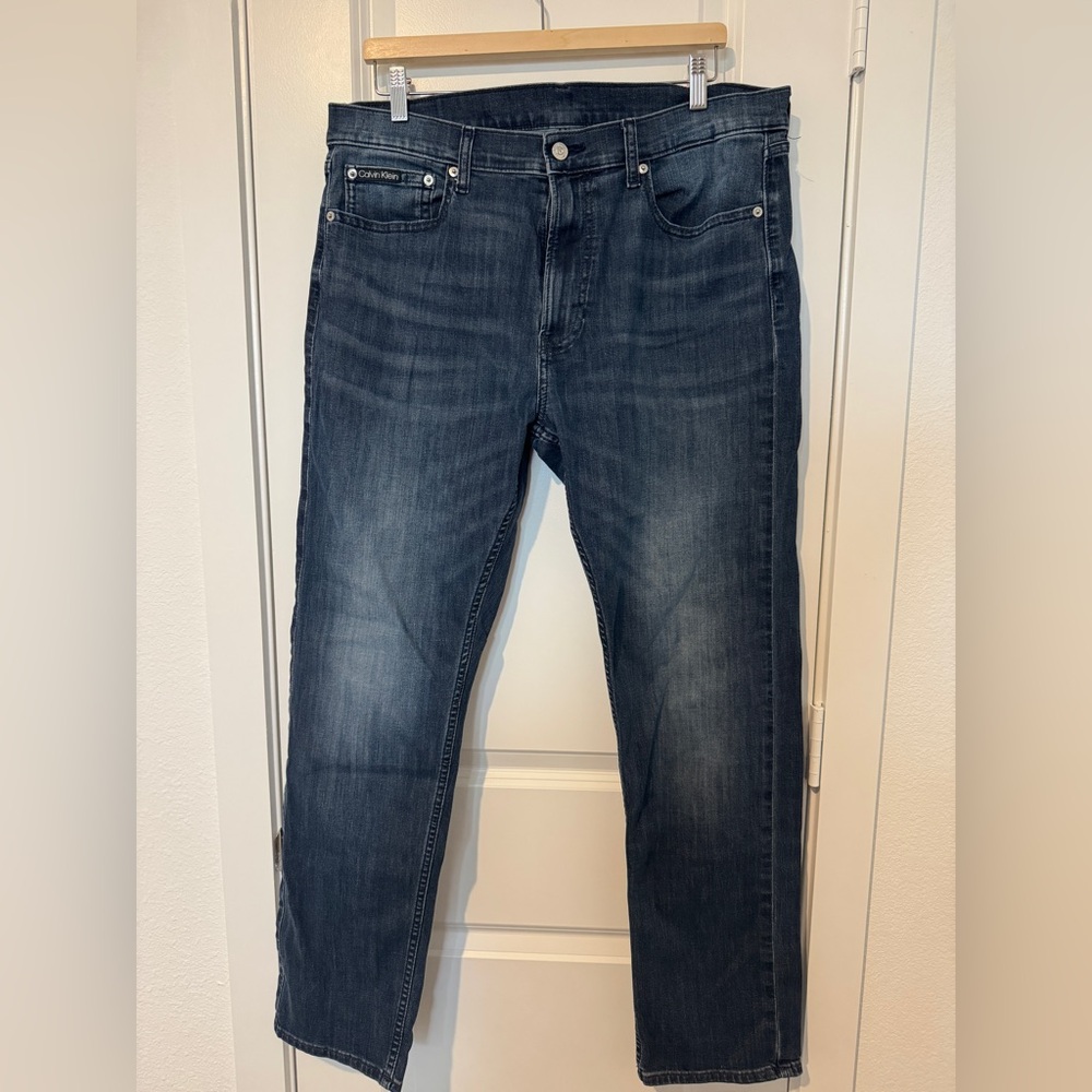 Calvin Klein Jeans Men's Dark Blue Slim Straight Leg